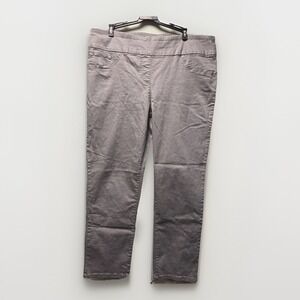 Heart of Palms Women's Long Gray Casual Everyday Wear Jeans Pants Size 16